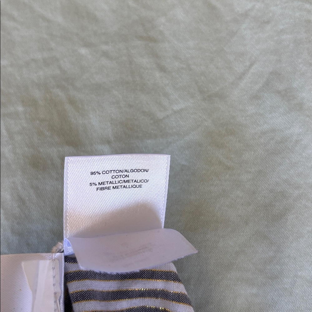 Anne Klein White and Blue Striped Button-Up

From Pet /smoked free home - Picture 6 of 7